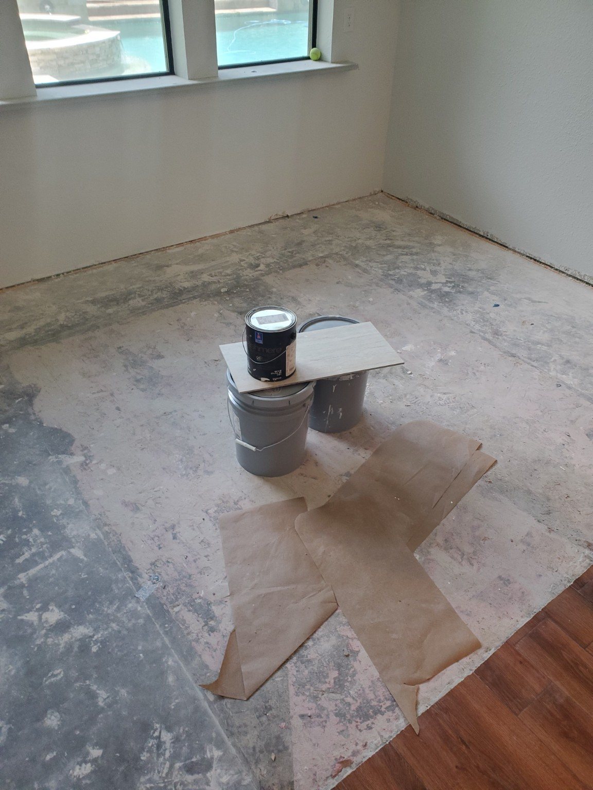 Interior Tile Floor Remodel