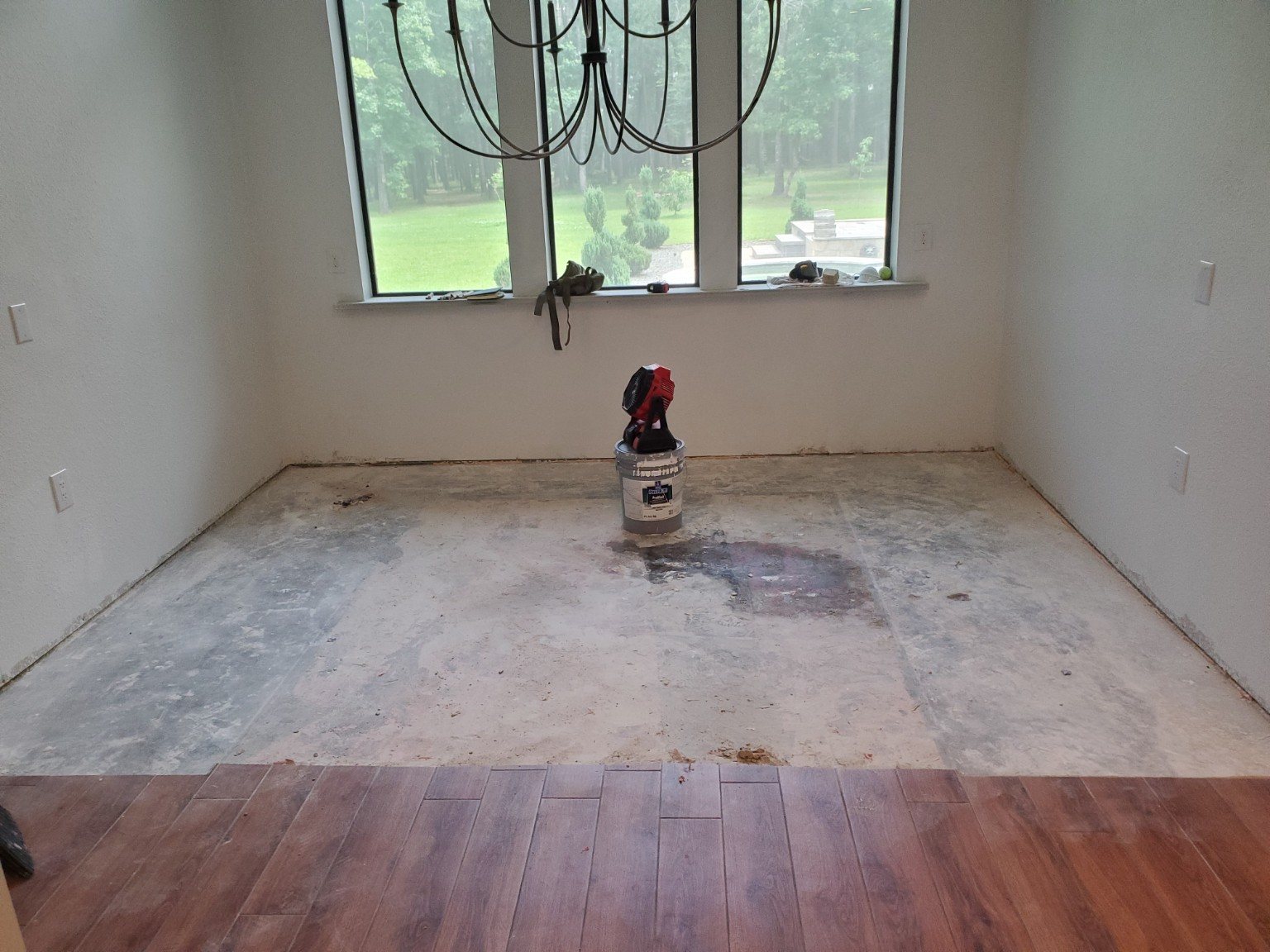 Interior Tile Floor Remodel