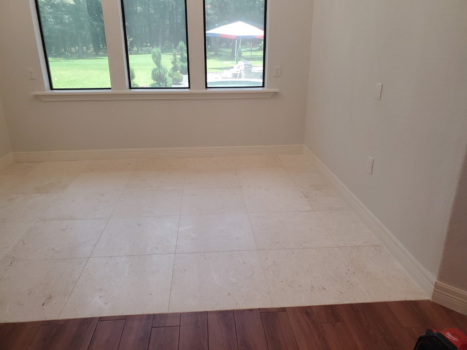 Interior Tile Floor Remodel